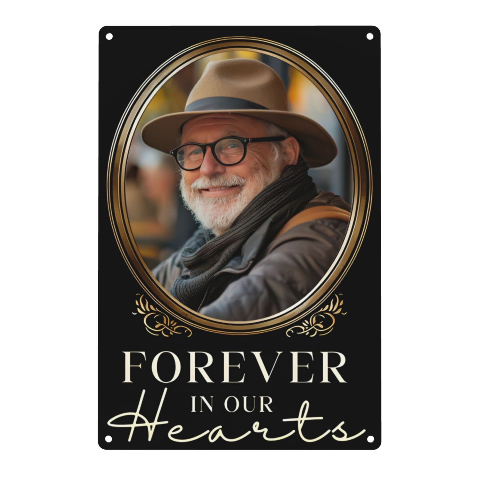 Photographic Memory - Personalized In Loving Memory Metal Sign