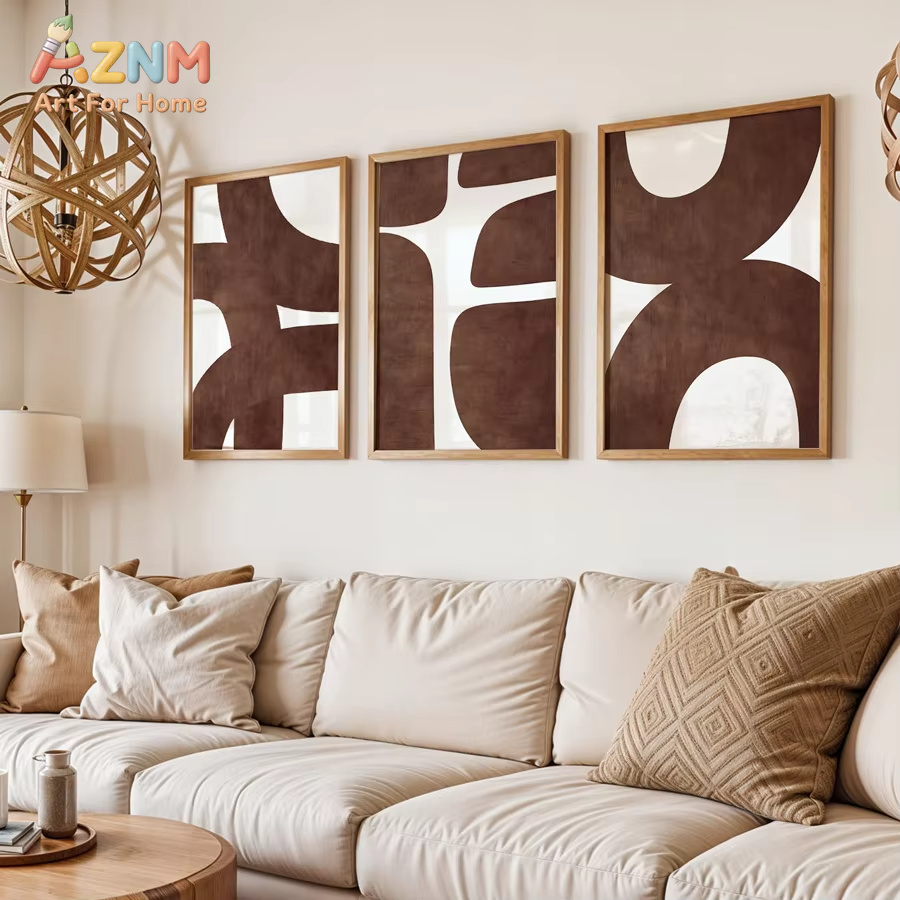 AZNM 3 Pieces Abstract Geometr - Photography Geometry ulasan dan harga