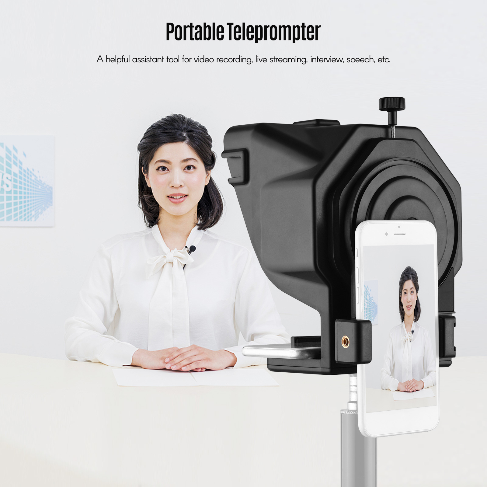 Andoer Portable Smartphone Tel - Photography Prompt ulasan dan harga