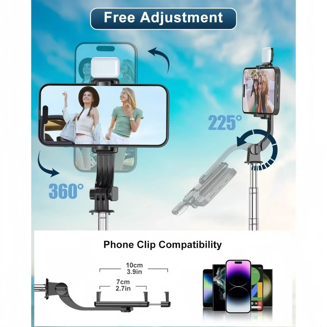 1700mm Selfie Stick Wireless S - Photography Basics ulasan dan harga