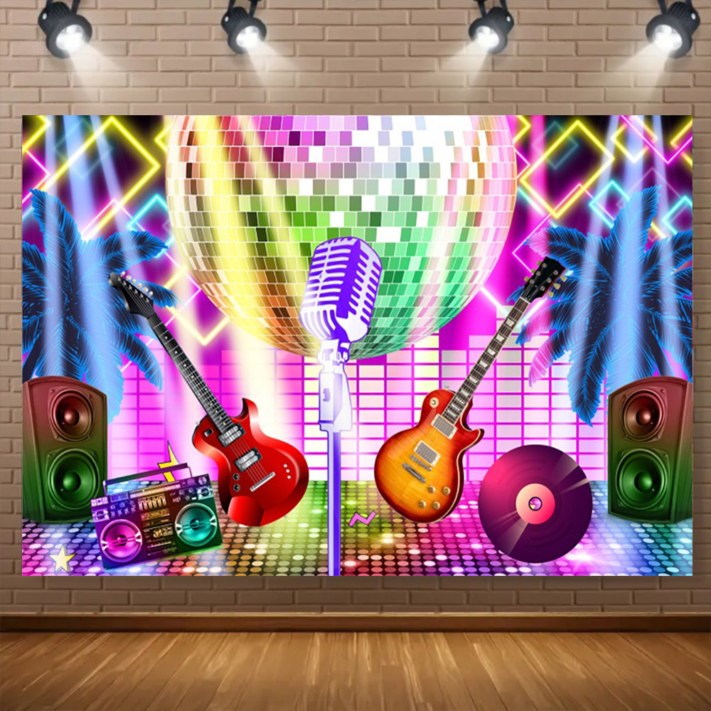 Shiny Gold Disco Panels Theme  - Photography Club ulasan dan harga
