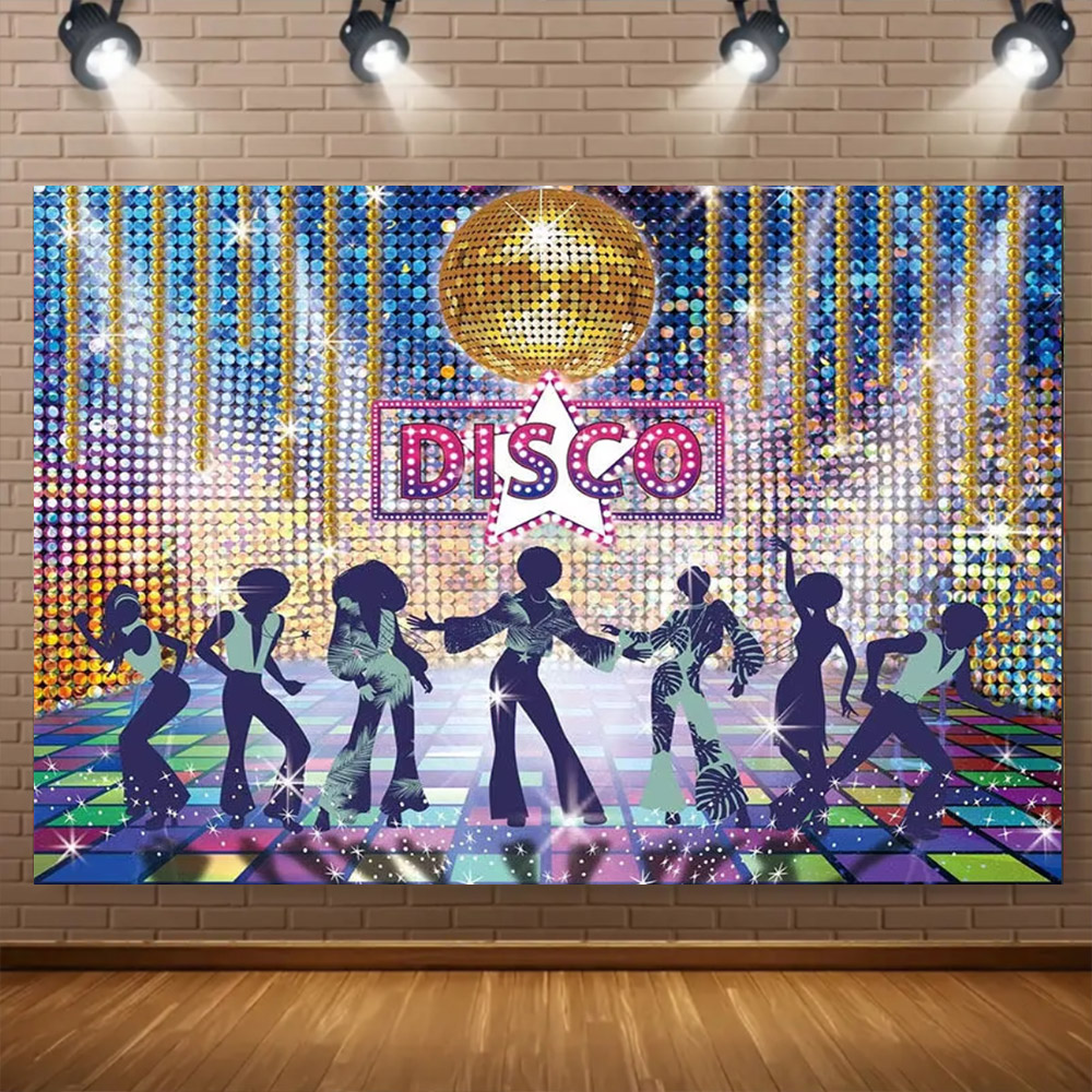 Shiny Gold Disco Panels Theme  - Photography Club ulasan dan harga