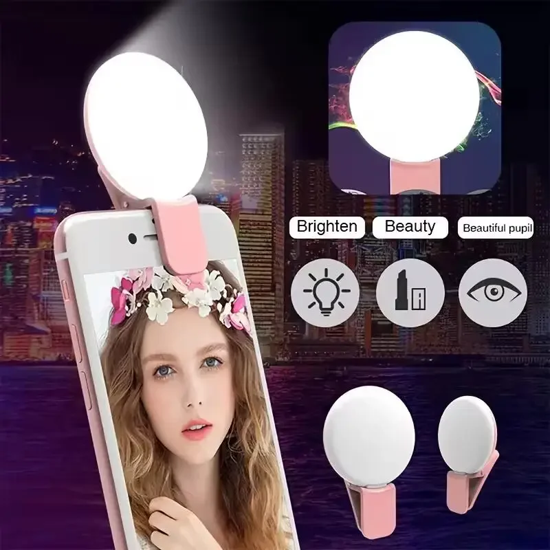 Mini Portable Selfie Ring Ligh - Photography Videos Free ulasan dan harga