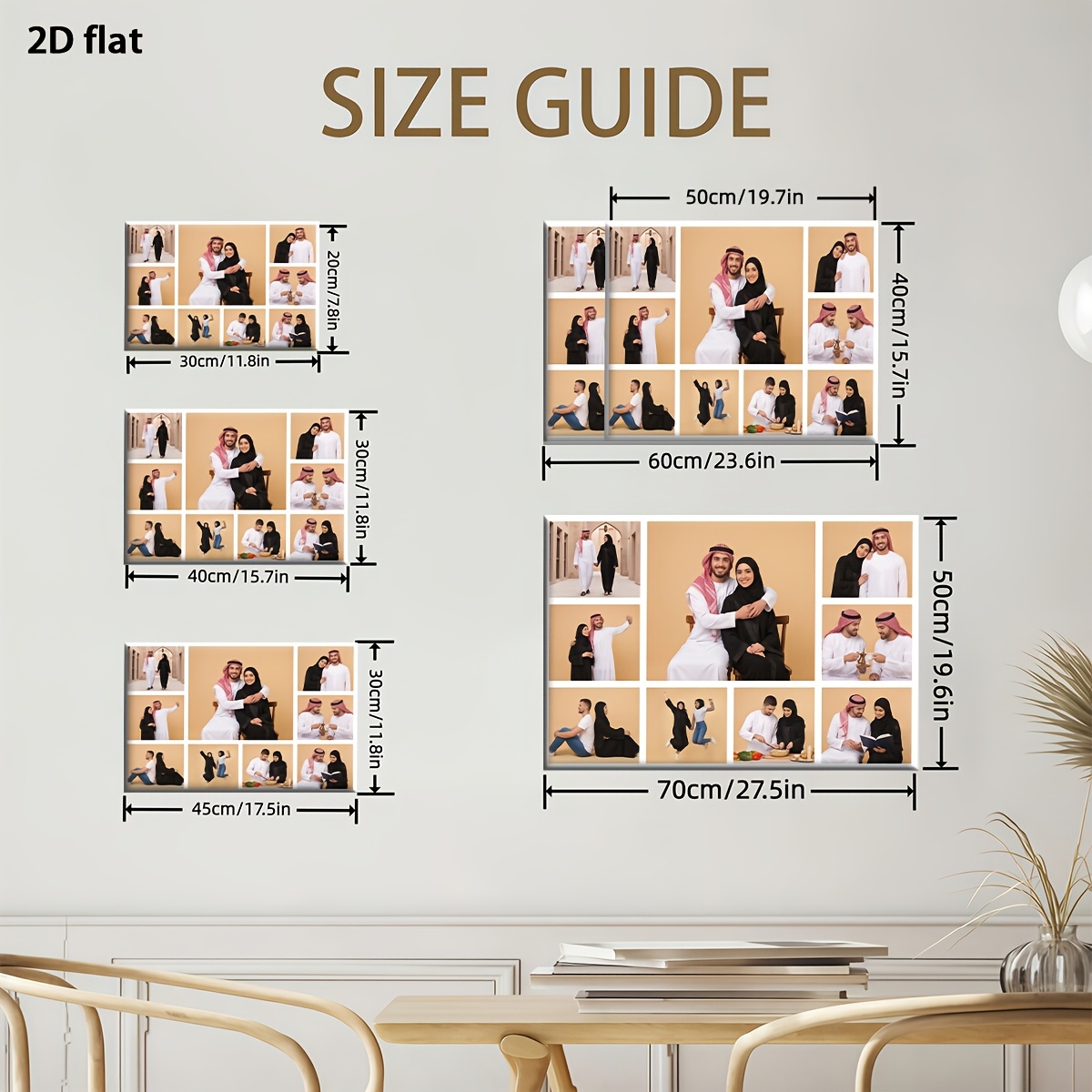 Custom 9‑Grid Photo Collage Wa - Photographic Memory ulasan dan harga