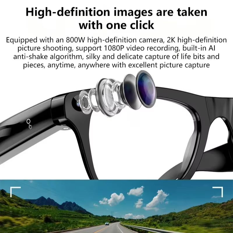 Lenovo Smart AI Glasses HD 8K  - Photography Japanese ulasan dan harga