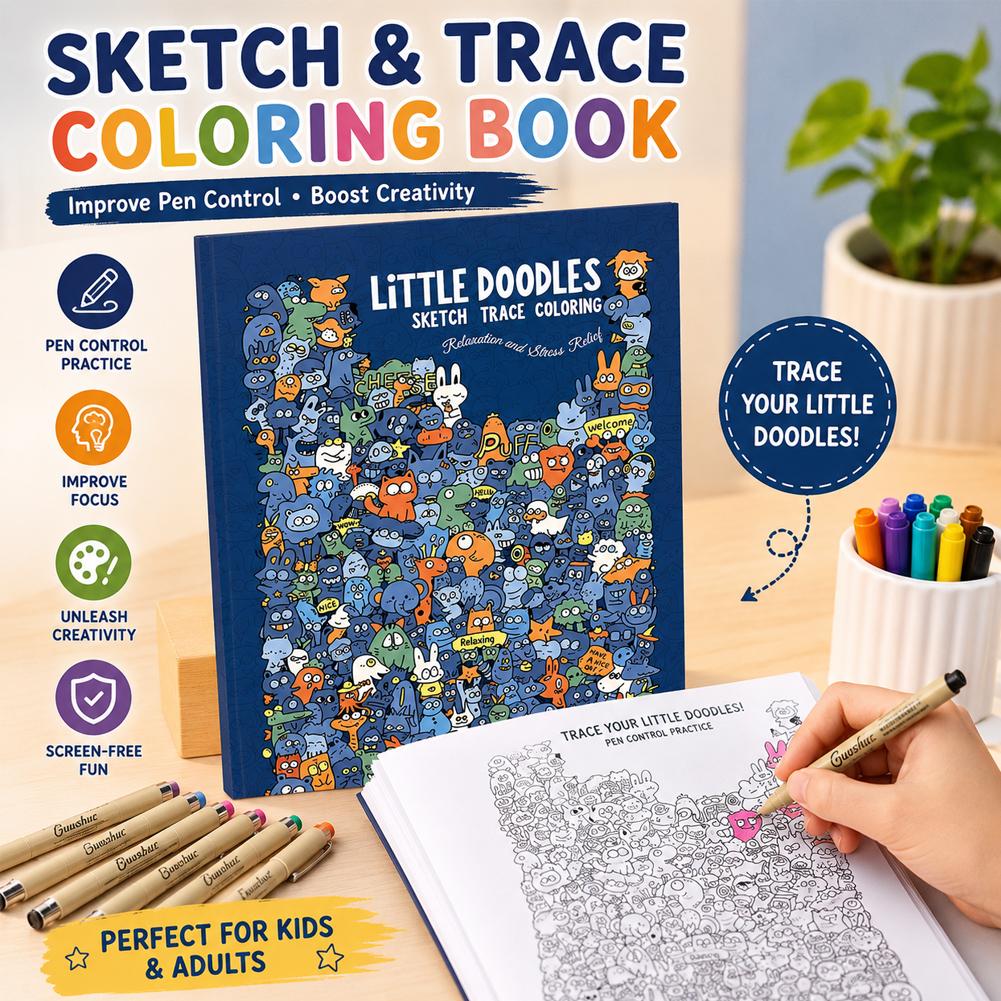 Sketch Trace Coloring Book Lit - Photography Book ulasan dan harga